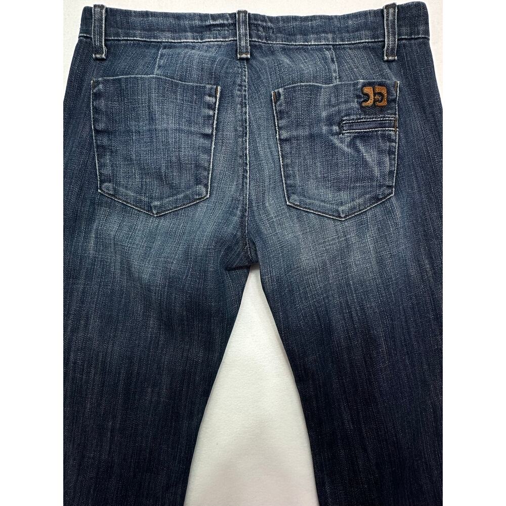 Joe’s Jeans The Stardust Low Rise Super Flare Jeans Dark Wash Denim Size 28 - Picture 8 of 13